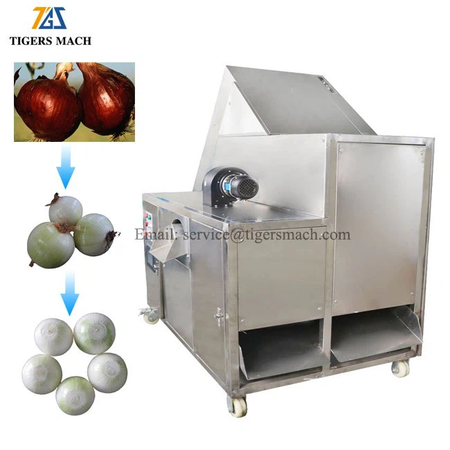 Onion Peeling and Root Cutting Machine
